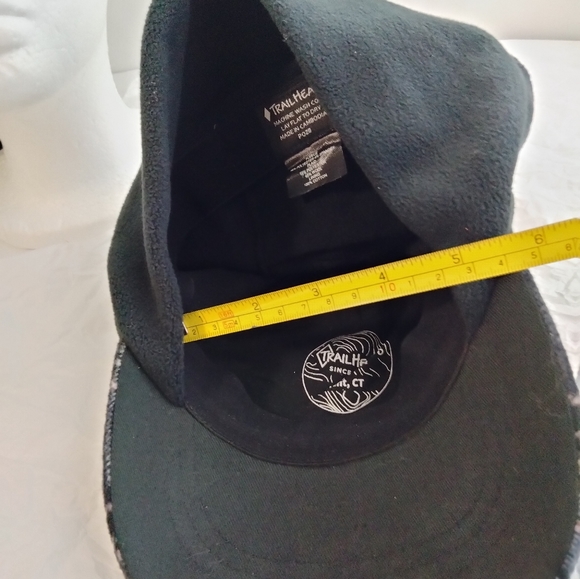 Trail Heads Fleece wool blend Winter Hat new display plaid - Picture 11 of 12